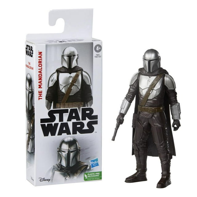 Star Wars The Mandalorian Toy 6-inch-Scale The Mandalorian Action Figure, Toys for Kids Ages 4 and Up