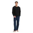 thumbnail image 2 of Apparonia Conjuntos de Pijamas para Hombre Ropa de Dormir a Cuadros Camisas y Pantalones de Manga Larga Conjunto de Pijama Ligero y Suave para Hombre con Bolsillos a Cuadros de Medianoche M, 2 of 6