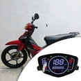 thumbnail image 3 of Tachymètre Numérique LED pour Moto Modification d'Instrument Électronique pour LC 135 Remplacement Durable Blanc, 3 of 10
