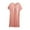 Orange, variant on Seductiva Women Nightgowns & Sleepshirts Summer Women's Plain Sleepwear Nightdress Thin Short Sleeve Sleepwear Loose Plus Size Pleated Night Dress Pajama Dress 1PC