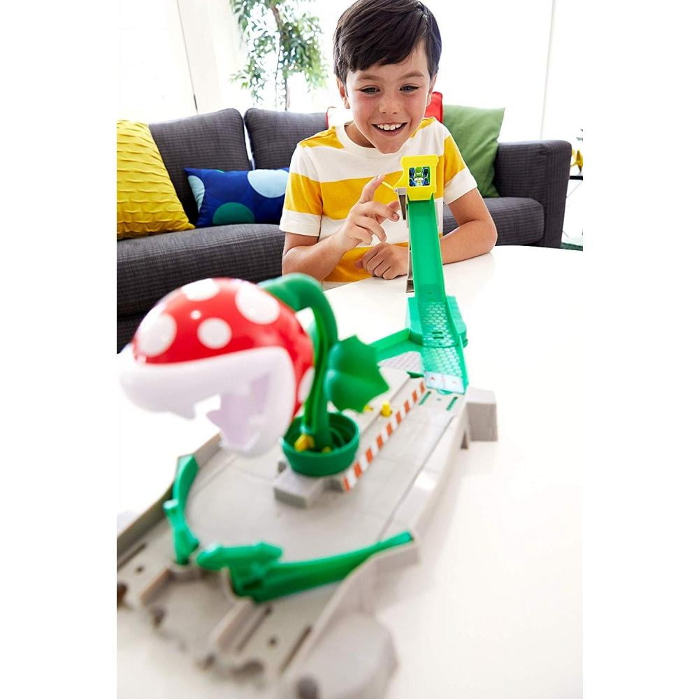 Hot Wheels Mariokart Piranha Plant Slide Track Set