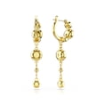 thumbnail image 4 of Pendientes Swarovski Imber Drop con forma de miniaro con cristales en tono dorado, 4 of 4