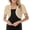 Khaki, variant on Women Shrug Chiffon Cardigans Open Front Short Sleeve Bolero for Evening Dressy 2026 (Khaki, XXL)