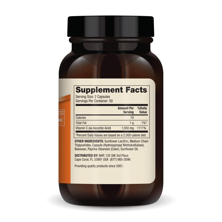 Dr. Mercola Liposomal Vitamin C - Brain, Heart, Eye & Immune Support - Provides 1,000 mg of Bioavailable Vitamin C - Non-GMO, Gluten-Free & Soy-Free
