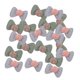 thumbnail image 4 of 20 piezas de lazos de tela sin clip, embalaje, suministros para manualidades, horquilla pequeña 10 grises y 10, 4 of 9