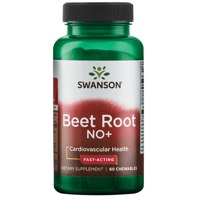 Swanson Beet Root No+ Fastacting 60 Chewable Tablets