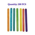 thumbnail image 2 of Wooden Craft Sticks, Colored Popsicle Sticks for Crafts, Rainbow 4.5 Inches Jumbo Bulk Pack of 1000, by Mandala Crafts, 2 of 6
