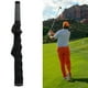 thumbnail image 3 of Agarre de entrenamiento de golf, herramienta de práctica de swing para mano derecha e izquierda, transpirable, adecuado para palos Negro 1473 mm a la izquierda, 3 of 8