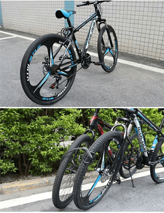 Bicycle Lock, Chain Lock, 5-digit Bicycle Password Lock, Bold Steel Chain Lock, Anti theft Security Password Lock