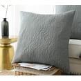thumbnail image 2 of MarCielo Paquete de 2 fundas Euro Sham 26 x 26 gris Euro Sham 26 x 26 pulgadas (gris), 2 of 5