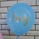 thumbnail image 4 of Globo de látex de 12 pulgadas con texto en inglés "Love", que revela el género del bebé, para niño y niña, diseño de corazón de amor con estampado dorado, uso versátil, 4 of 6