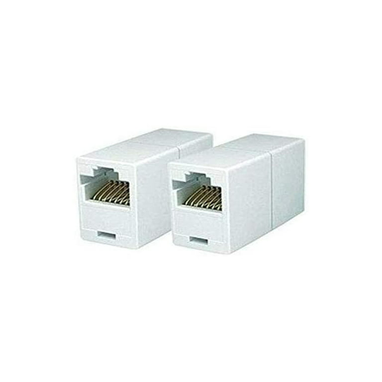 Imbaprice RJ45 Coupler - (Pack of 15) Cat5e Ethernet Cable Extender Female to Female Straight Modular Inline Coupler