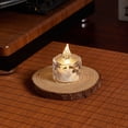 thumbnail image 6 of maxiaoxia 1/3 Pack Crystal Flameless Candle Light, Small Round Candles, Transparent Round Tea Lights, Battery Operated, for Weddings Anniversary Valentines, 6 of 7