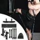 thumbnail image 3 of Kit de banda de ejercicio de entrenamiento de resistencia de boxeo con funda protectora antirrotura para 200 libras negro, 3 of 7
