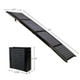 thumbnail image 2 of PETMAKER 62-Inch Folding Dog Ramp for Car, Truck, SUV, or RV (Black), 2 of 11