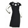 thumbnail image 2 of Masseys Women's Cutout Dress With Jacket in Black - 24W, 2 of 3