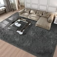 thumbnail image 7 of Homore Cute Fluffy Velvet Carpet Soft Washable Area Rugs for Bedroom/ Living Room Decoration,5'x8',Dark Gray, 7 of 7