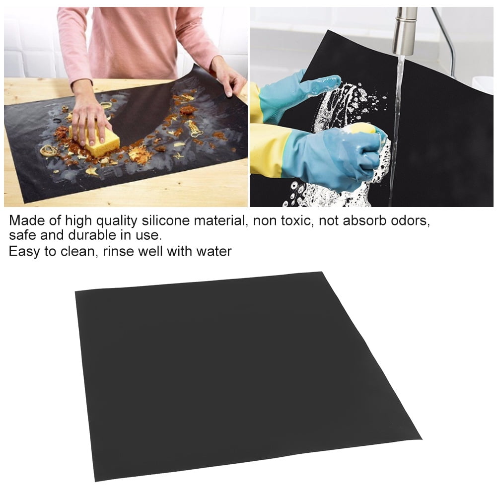 Anti-Slip Mat Safe for Air Fryer for Microwave Coffee Maker Toaster Oven Round Heat Resistant Mat 