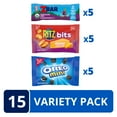 thumbnail image 3 of Zbar Snack Bars, RITZ Bits Crackers & OREO Mini Cookies, Variety Pack, 15 Snack Packs, 3 of 12