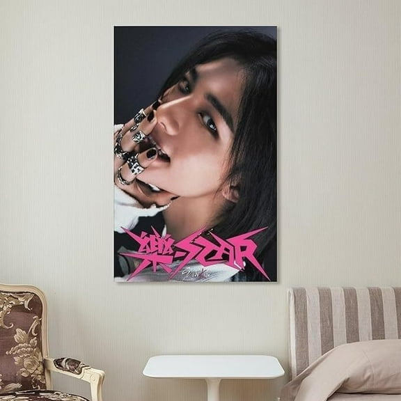 K-pop Artist Poster Stray Kids Hyunjin Rock  Star Ver. 4th Teaser Modern Poster