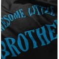 thumbnail image 4 of Awesome Little Brother Siblings Youth T Shirt Tee Boys Infant Toddler Brisco Brands 6M, 4 of 5