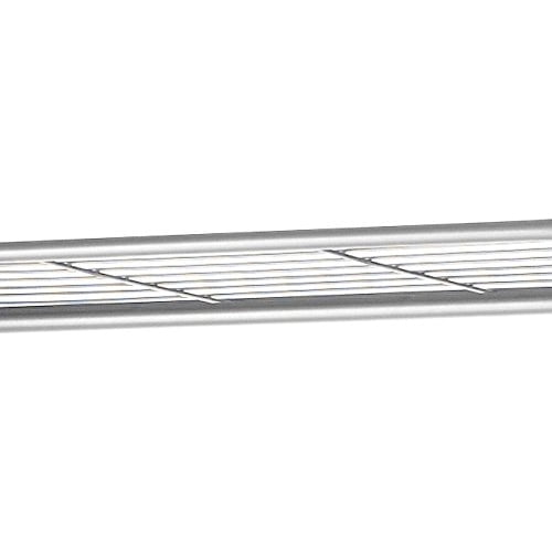 Whitmor Double Rod Closet System, Metal with Resin Connectors, Silver and Black, Adult