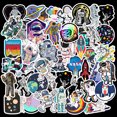 thumbnail image 2 of Paquete de pegatinas Space Astronaut, 50 unidades, dibujos animados de cohetes y espacios, 2 of 2