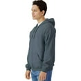 thumbnail image 3 of Gildan Mens Softstyle Fleece Midweight Full Zip Hoodie, 3 of 4