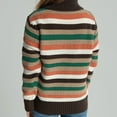 thumbnail image 6 of Womens Turtleneck Sweaters Colorblock Long Sleeve Tunic Pullover Knit Tops Warm Fall Winter Shirts, 6 of 6
