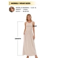 thumbnail image 3 of ZXSXSY Women Round Neck Sleeveless Pure Color Long Dress with Pocket, 3 of 8