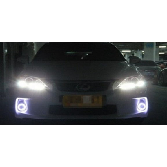 For The Lexus CT200h Halo Fog Lamps Angel Eye Driving Lights Kit CT 200h
