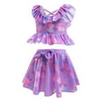 thumbnail image 4 of Maillot de Bain Mirabel pour Filles Encanto Enfants Col Rond Sans Manches Imprimé Mode Nœud Maillot de Bain Deux Pièces, 4 of 4