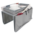 thumbnail image 4 of Sofa Arm Tray, Sofa Armrest Caddy Organizer with Cup Holder Tray, Waterproof Couch Storage Holder, 4 Pockets, for Remote Control, Magazines, Snacks, 4 of 7