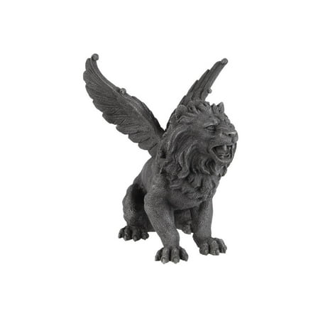 PTC 6.5 Inch Resin Medieval Winged Lion Gargoyle Statue Figurine