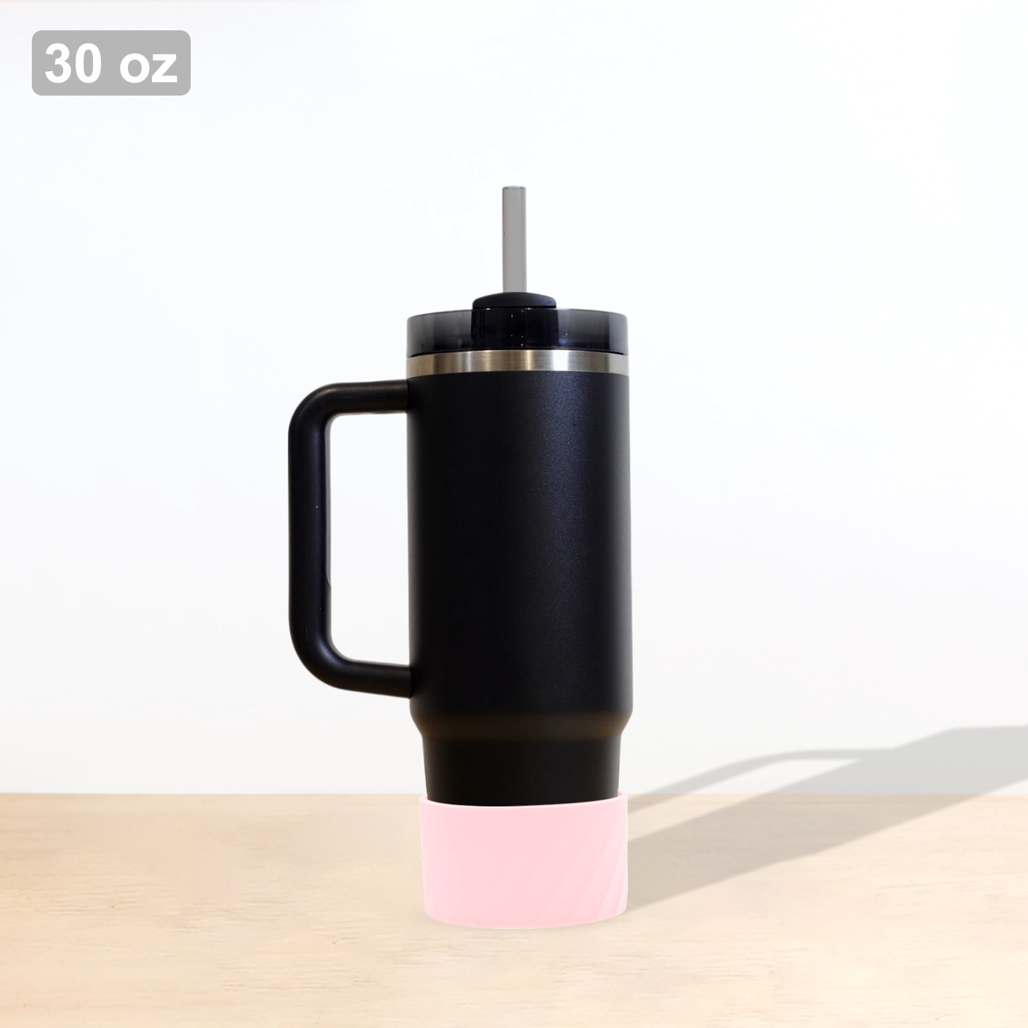 Unique Bargains 1Pc Protective Spiral Pattern Water Bottle Cover Pink