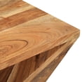 thumbnail image 3 of vidaXL Compact and Durable Solid Acacia Wood End Table, Brown, 3 of 9