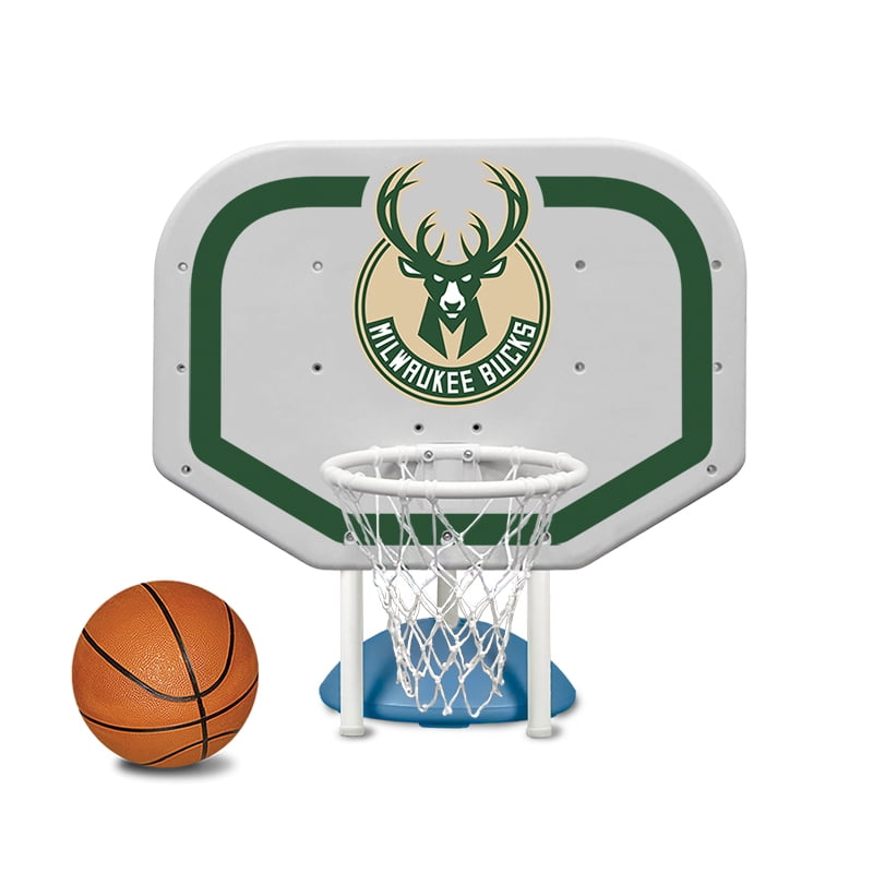 Poolmaster Milwaukee Bucks NBA Pro Rebounder-Style Poolside Basketball Game