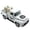 D, variant on Vintage Alloy Ghost Truck Model Halloween Decoration Metal Classic Car Ornament for Home Office Tabletop Display Collectible
