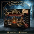 thumbnail image 3 of 24-Day Christmas Mystery Puzzle Game, Daily Holiday Countdown Adventure with 6 Story Themes, Interactive Clue and Riddle Activity for Families, and Adults During December, 3 of 6