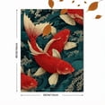 thumbnail image 3 of UXIEQU Red Koi Fish Canvas Wall Art Print 15.75x11.81 Inches, 3 of 8