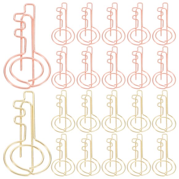 WRISTBIQUE 30Ud Clips De Metal Estilo Llave Para Oficina Y Uso Multifuncional En Casa