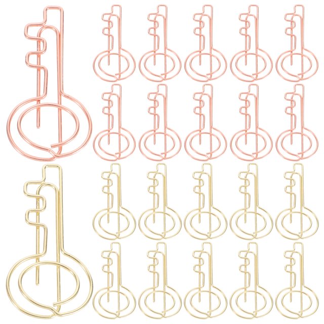 WRISTBIQUE 30Ud Clips De Metal Estilo Llave Para Oficina Y Uso Multifuncional En Casa