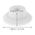 thumbnail image 5 of OULII 4-Pack White Rubber Freezer Drain Hole Stoppers, Leak-Proof Seal, Easy to Install, and Flexible, 5 of 8