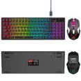 thumbnail image 3 of Combo de teclado y mouse HXSJ L99 inalámbrico 96 teclas recargable, 3 of 8