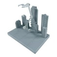 thumbnail image 4 of Base de exhibición para maquetas con dos adaptadores y fondo urbano, compatible con Hg RG BB. Gris 145x95x11cm, 4 of 9