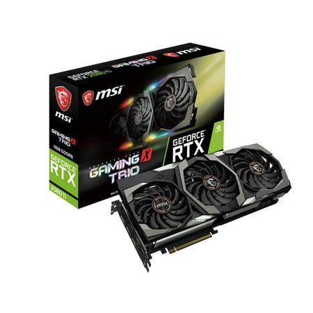 UPC 824142170526 product image for MSI GeForce RTX 2080 Ti GAMING X TRIO GeForce RTX 2080 Ti Graphic Card - 11 GB G | upcitemdb.com