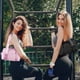 thumbnail image 2 of Mini bolsa de gimnasio para mujeres y niñas, pequeña bolsa de gimnasio con compartimento húmedo, bolsa de viaje impermeable, bonita bolsa deportiva de entrenamiento, Negro-12", Mini, Moda, 2 of 4