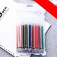 thumbnail image 2 of 60 Random Colors 0.7mm Gel Ink Pen Refills Neon Glitter Metallic Pastel for Coloring Books Crafting Doodling Scrapbooking Drawing and Acid-Free, 2 of 2