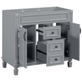 thumbnail image 4 of Euroco 36'' Bathroom Vanity without Top Sink, Cabinet only, Modern Bathroom Storage Cabinet with 2 Soft Closing Doors and 2 Drawers, 4 of 7