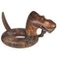 thumbnail image 4 of PoolCandy Dinosaur 42-inch-wide Photoreal print T-Rex inflatable Pool Tube, 4 of 5